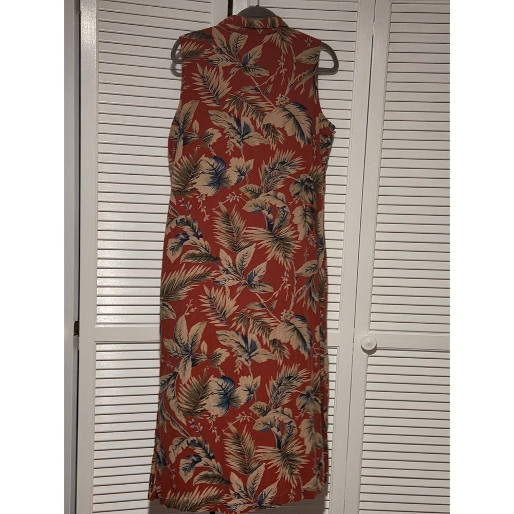 Vtg‎ Sag Harbor Hawaiian  Dress  Large Red
